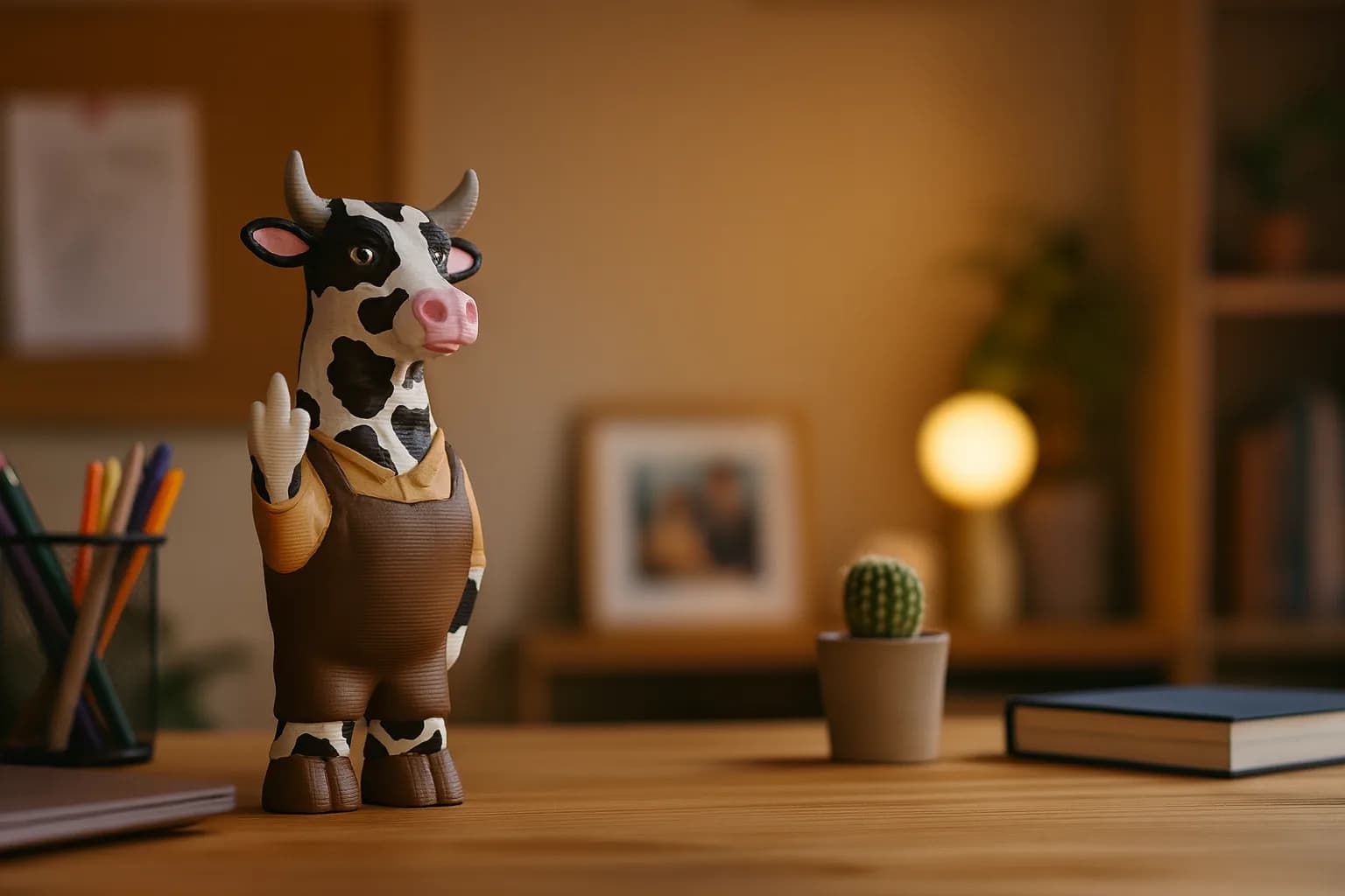 Expressieve 3D-geprinte dierfiguren uit de Animals Attitude-collectie