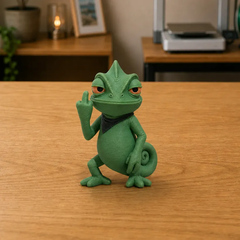 Gekke Kameleon Figurine